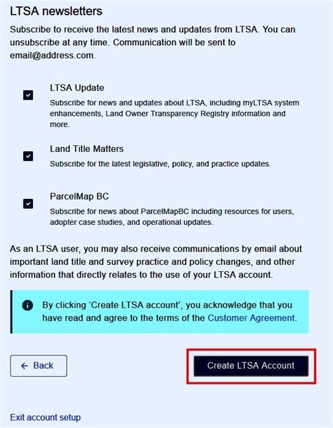 my ltsa account.